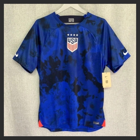 Nike Other - NWT - NIKE Team USA World Cup Soccer Football Stadium Jersey  LARGE Royal Blue